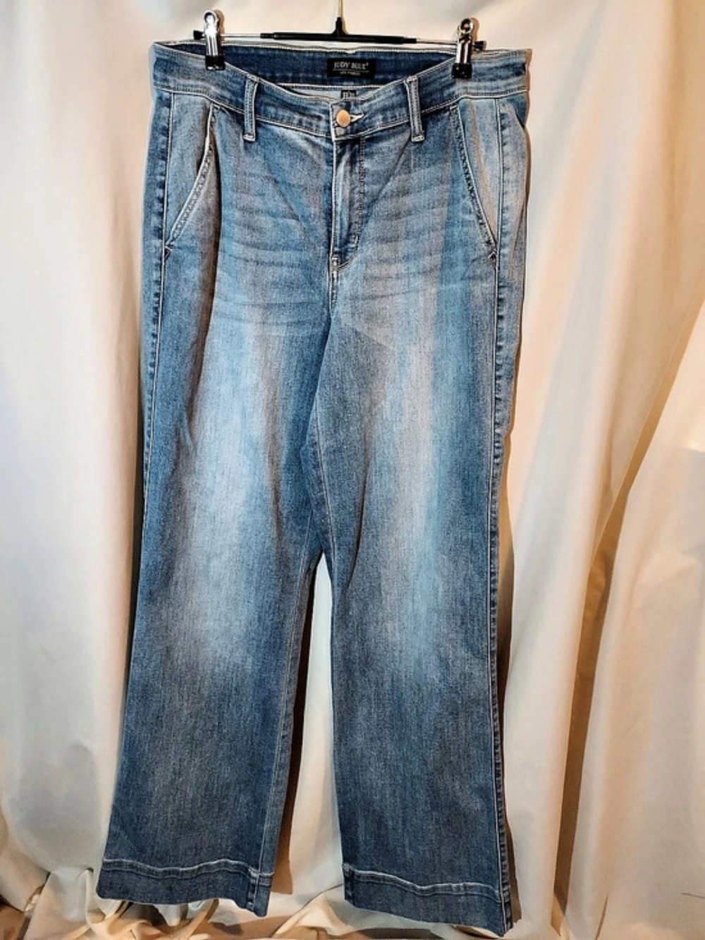Judy Blue Los Angeles Wide Leg Trouser Jeans JB82401MD Size 13/31